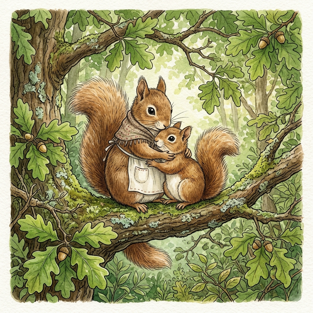 The Little Squirrel & The Fox